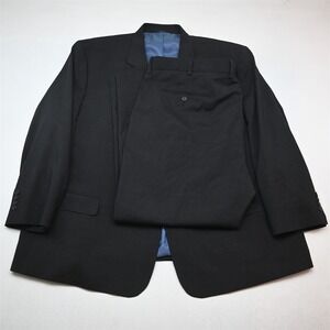 GS 58R 50x32 Gray Wool Mens Jacket Pants Suit